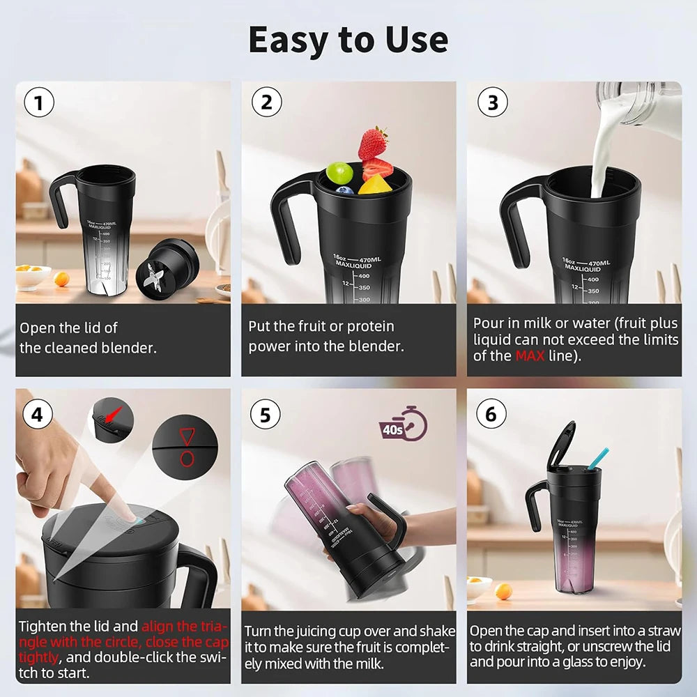 BlendBuddy GoCup: The Ultimate Portable Blender BlendBuddy